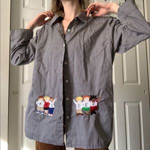 VINTAGE / school kid blouse